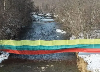 Kovo 11-osios minėjimas Padievaičio piliakalnyje 