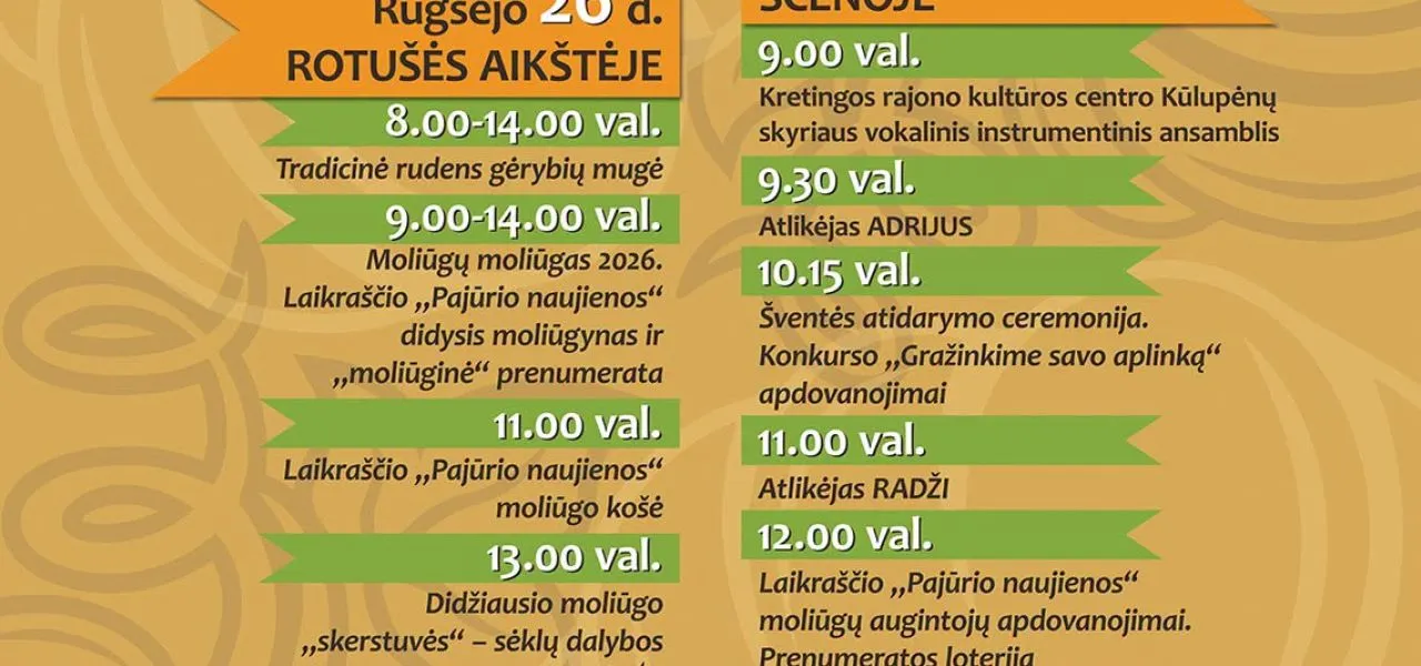 Kviečiame į tradicinę Moliugo šventę